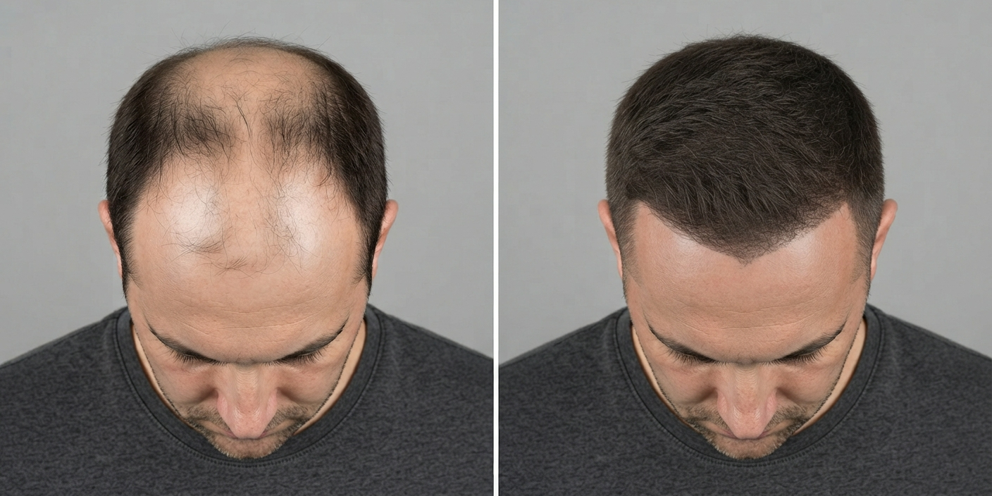 Tricopigmentare scalp pentru bărbați
